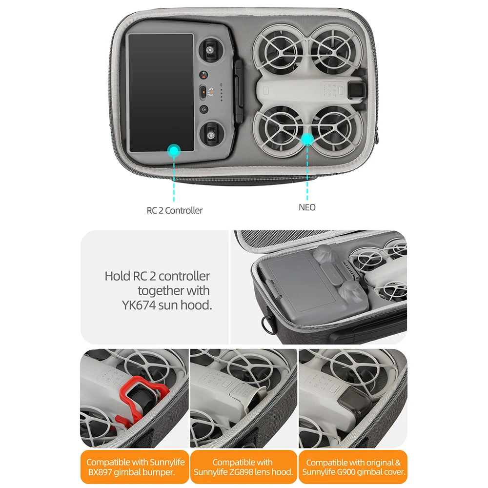 For DJI NEO RC 2 Remote Contro - Rc Helicopter Bag avis et prix