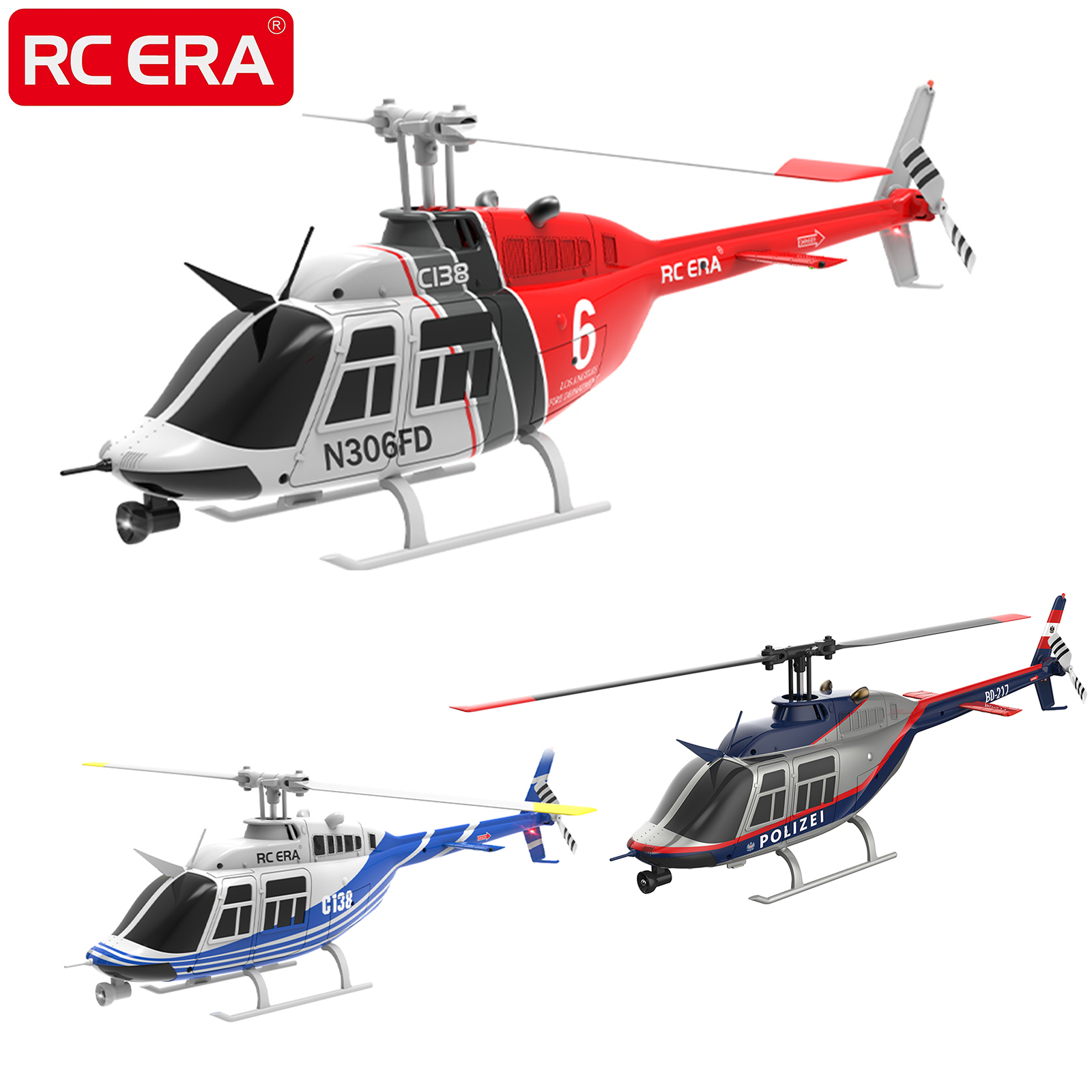 RC ERA C138 BELL 206 Jet Range - Rc Helicopter Large avis et prix