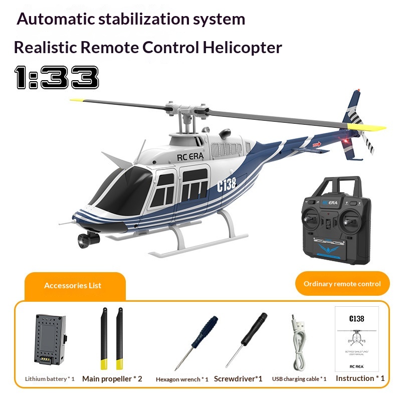 Rc Era C138 Bell 206 Rc Helico - Rc Helicopter Single Rotor avis et prix