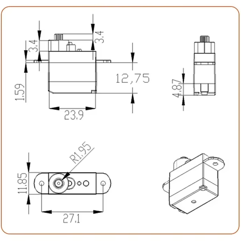 Micro Digital Servo 12g RC Hel - Rc Helicopter Parts avis et prix