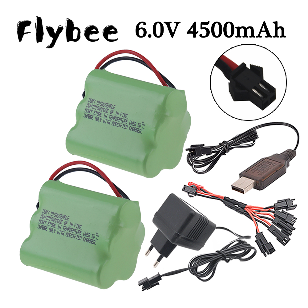 6v 4500mAh Ni-MH Battery SM Pl - Rc Helicopter Charger avis et prix