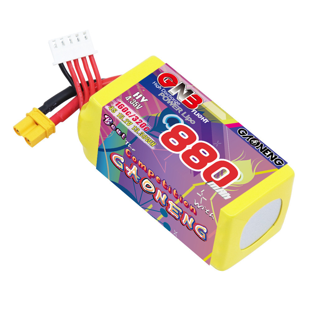 GNB 4S 880mAh 15.2V 160C/320C  - Rc Helicopter Parts avis et prix