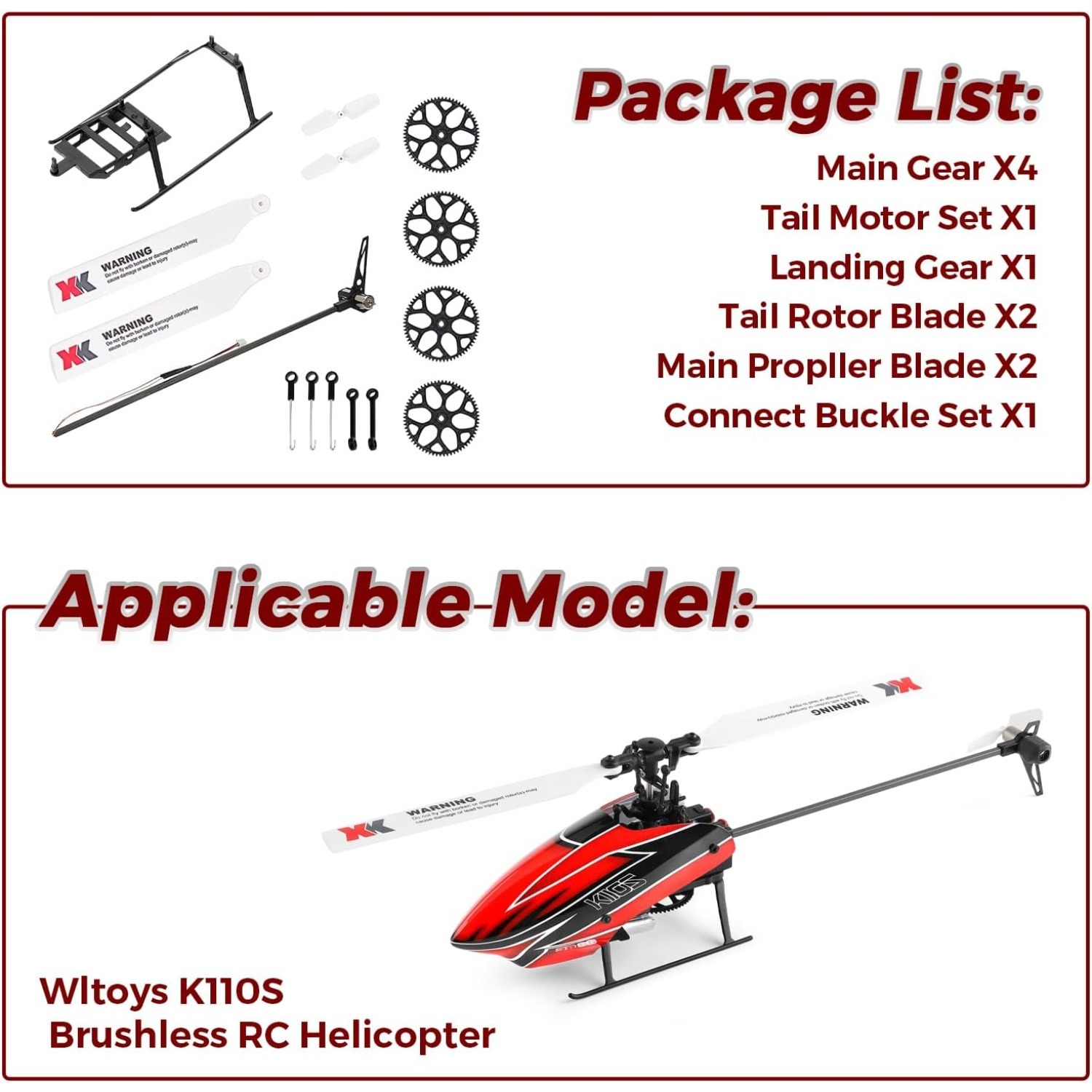 Spare Accessory Kit, Compatibl - Rc Helicopter Blade avis et prix