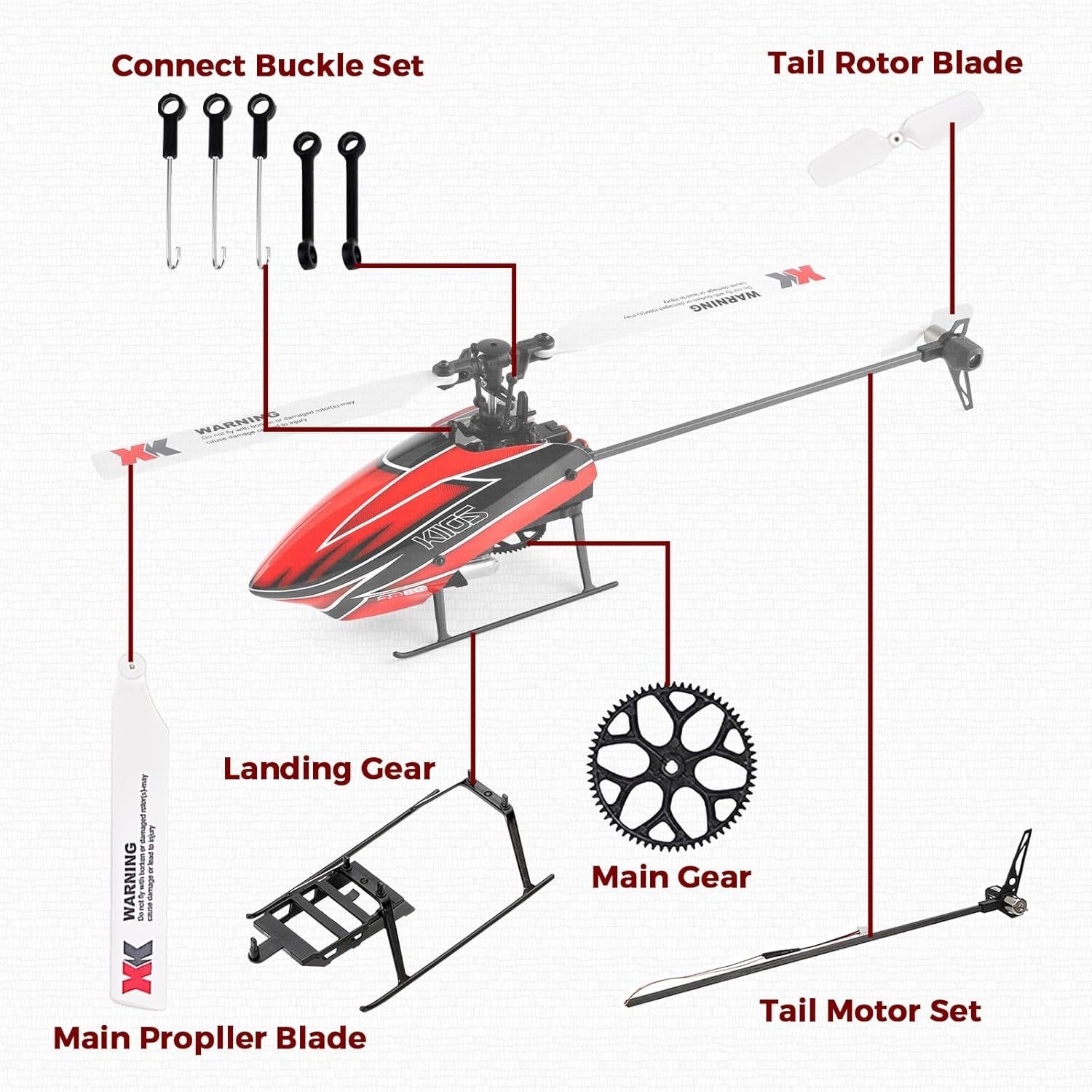 Spare Accessory Kit, Compatibl - Rc Helicopter Blade avis et prix
