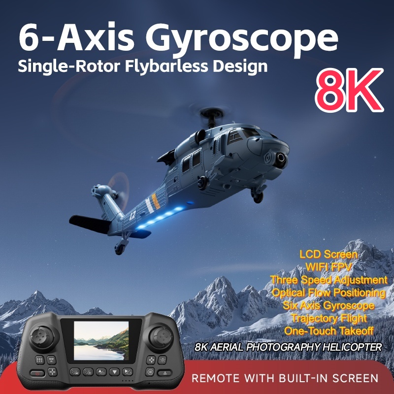 Military Remote Control Screen - Rc Helicopter Single Rotor avis et prix