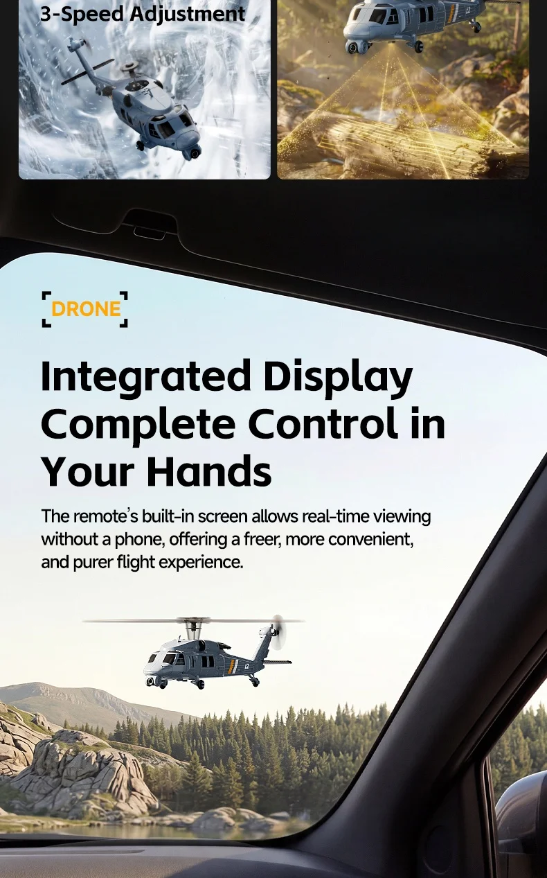 Military Remote Control Screen - Rc Helicopter Single Rotor avis et prix