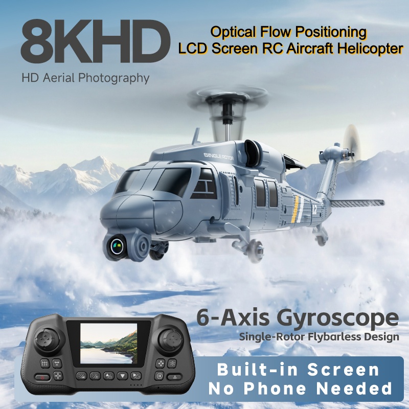 Military Remote Control Screen - Rc Helicopter Single Rotor avis et prix