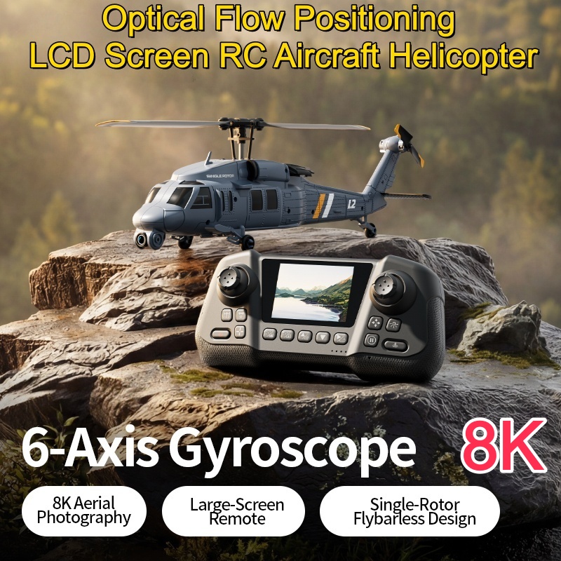 Military Remote Control Screen - Rc Helicopter Single Rotor avis et prix