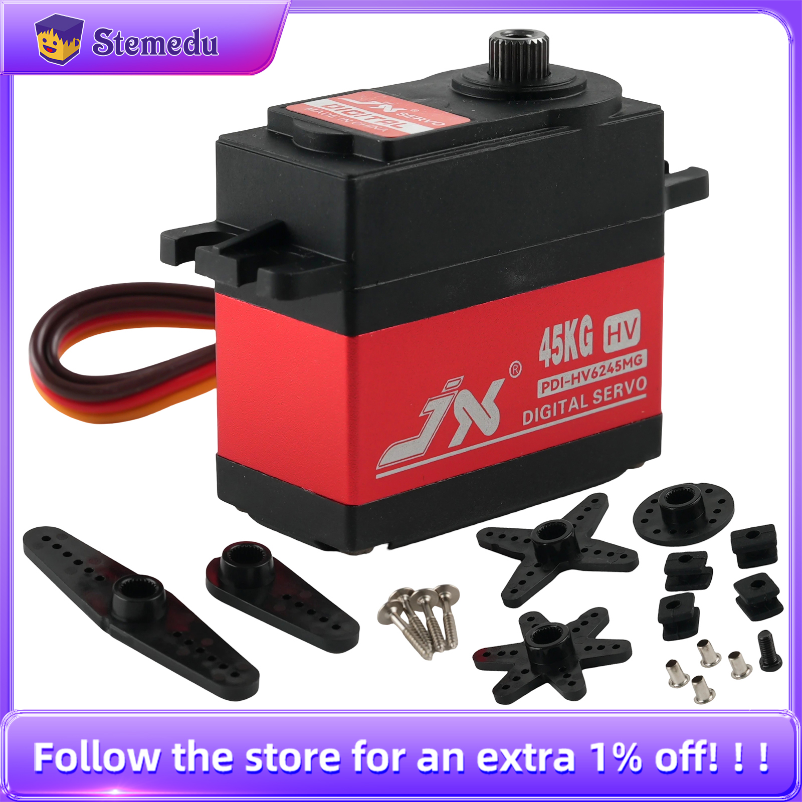 JX Servo PDI-HV6245MG 45KG HV  - Rc Helicopter Parts avis et prix