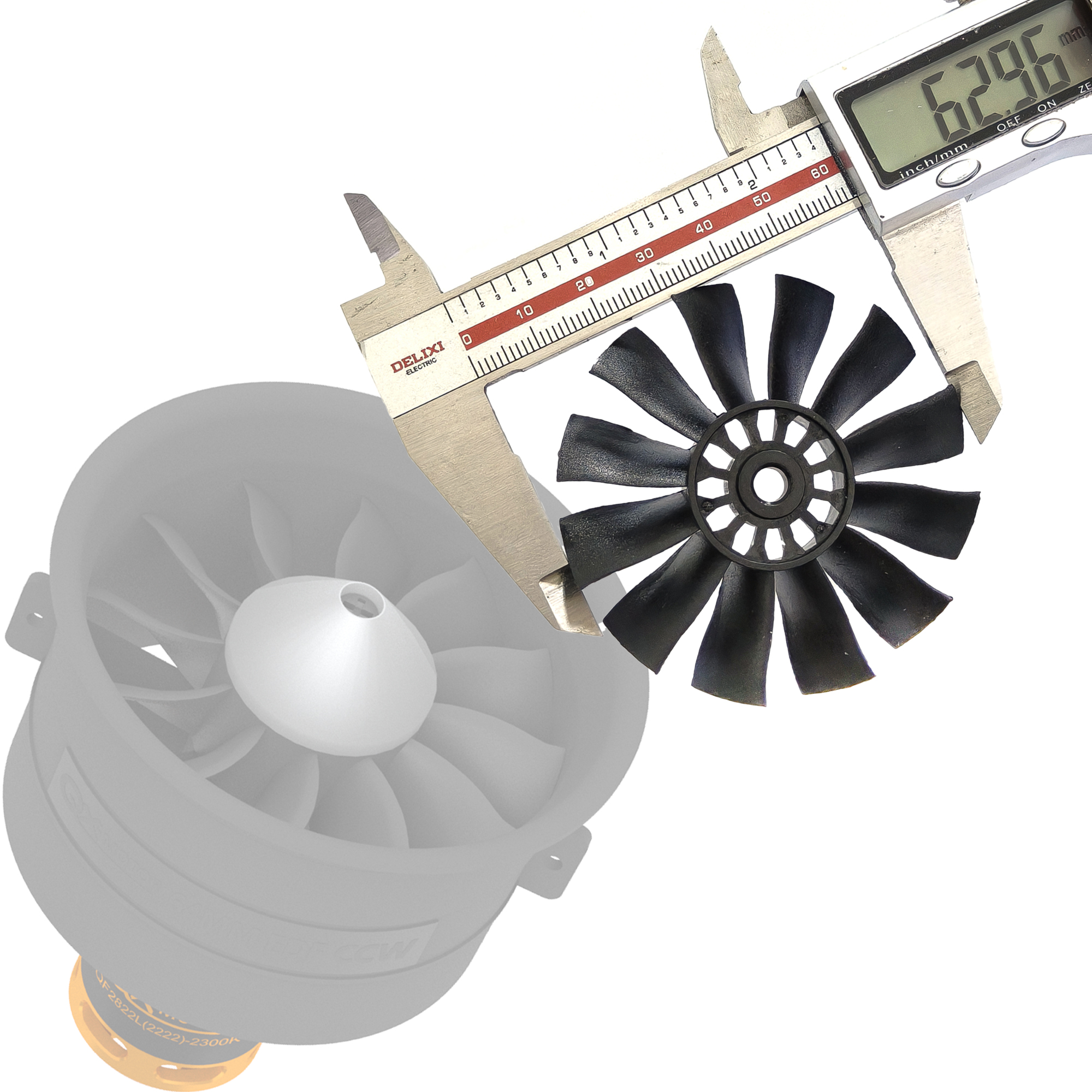 QX-MOTOR 12Blades CW CCW 70mm  - Rc Helicopter Blade avis et prix