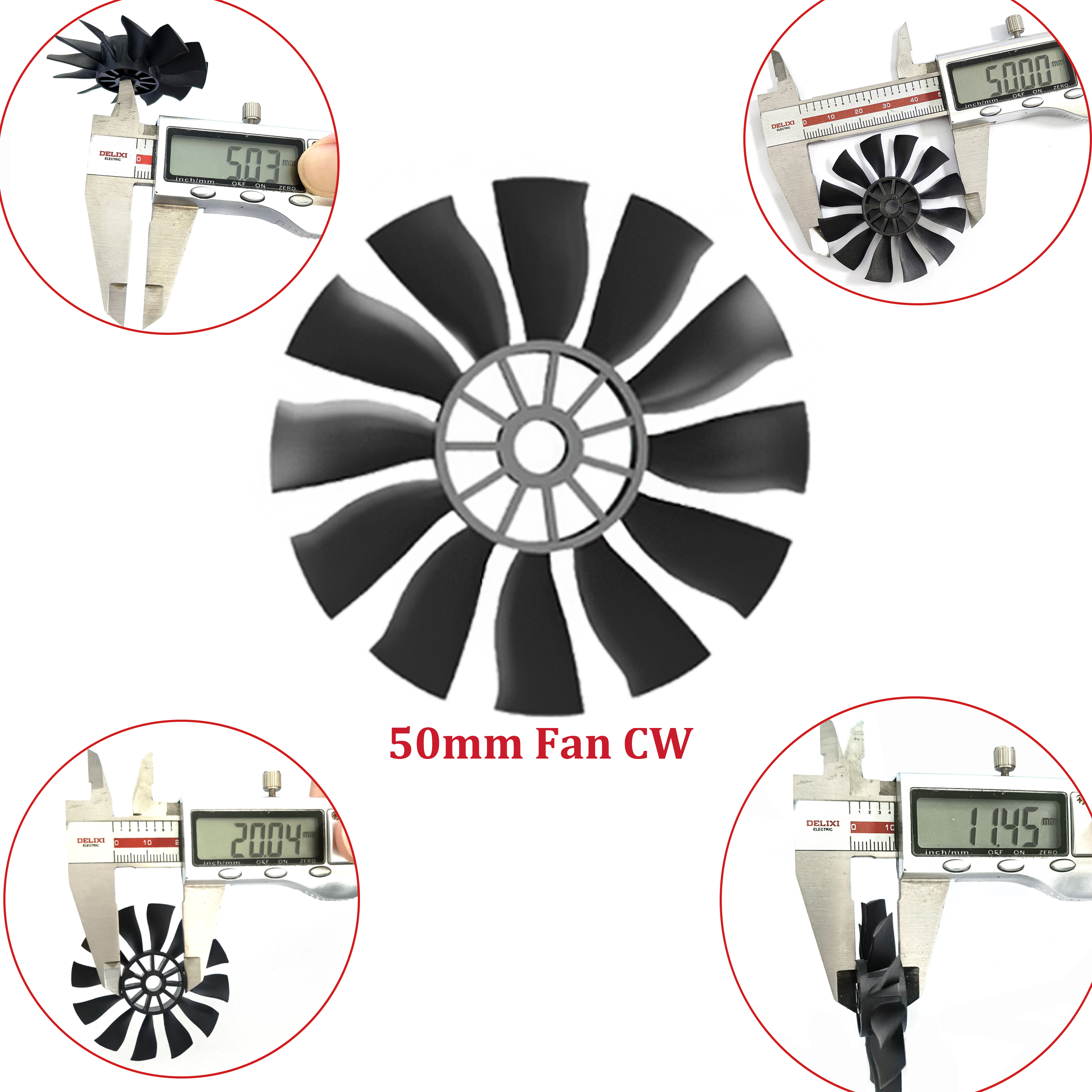 QX-MOTOR 12Blades CW CCW 70mm  - Rc Helicopter Blade avis et prix