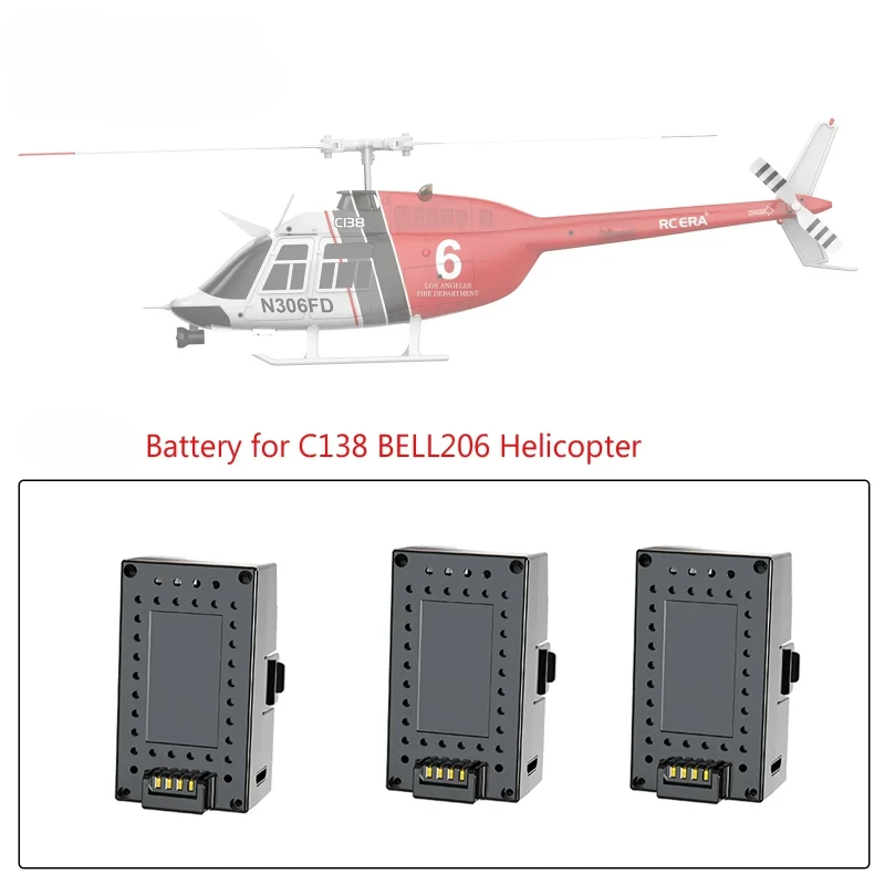 In stock RC ERA  C138 BELL 206 - Rc Helicopter Coaxial avis et prix
