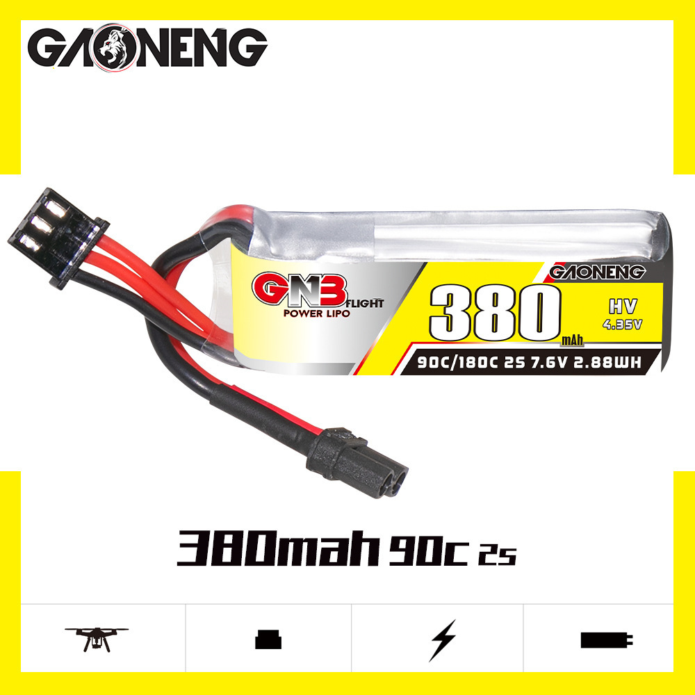 GNB 2S 7.6V 380mAh 90C/180C Li - Rc Helicopter Coaxial avis et prix