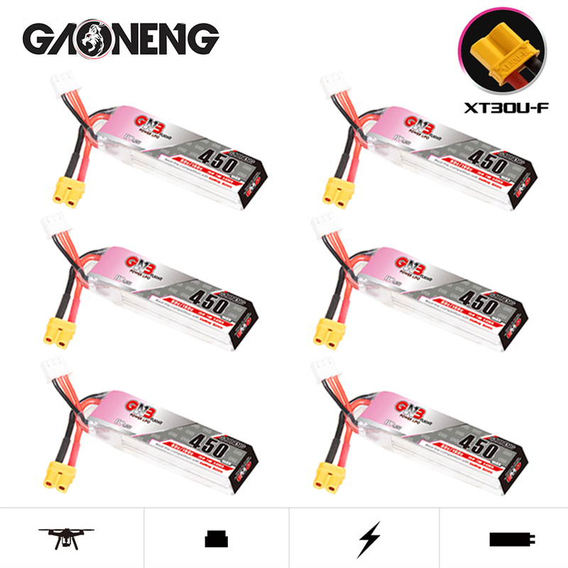 GNB LiPo Battery HV 2S 7.6V 45 - Rc Helicopter Parts avis et prix