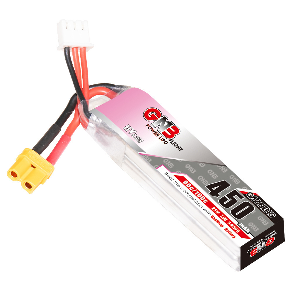 GNB LiPo Battery HV 2S 7.6V 45 - Rc Helicopter Parts avis et prix