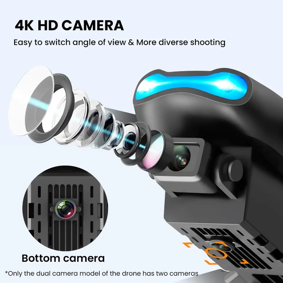 New Mini drone E99 4K WIFI HD  - Rc Helicopter Nitro avis et prix