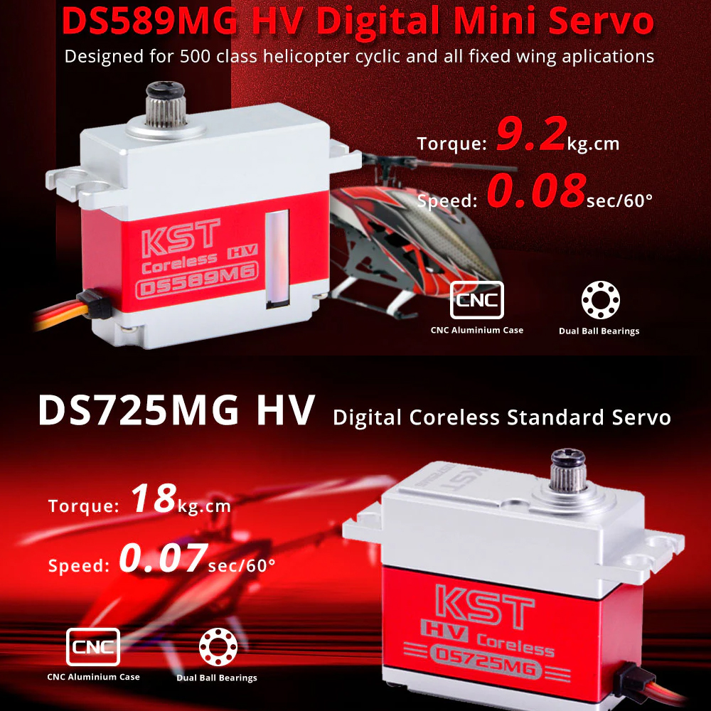 KST DS589MG /DS565X /DS725MG M - Rc Helicopter Mini avis et prix