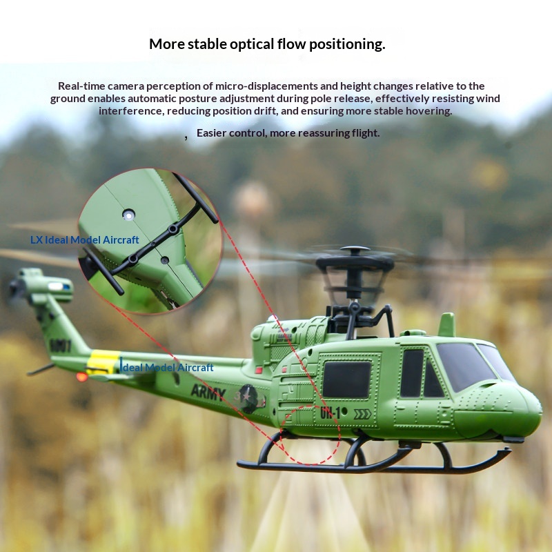 Huey F6601 4CH RC Helicopter - - Rc Helicopter Single Rotor avis et prix