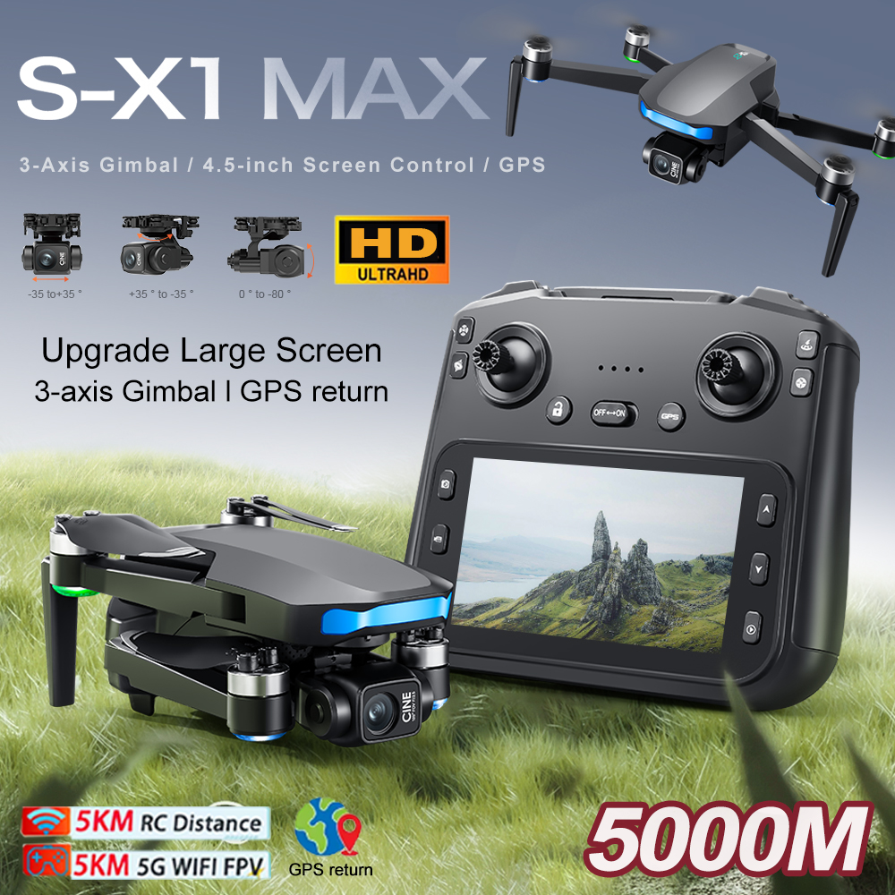 New S-X1 MAX Drone GPS 8K Prof - Rc Helicopter Electric avis et prix