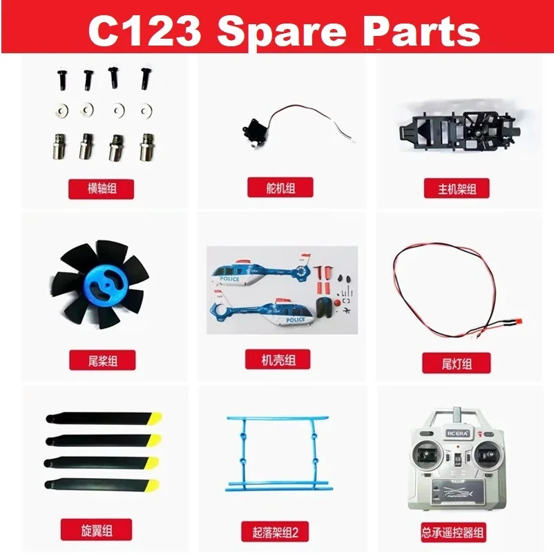Spare Parts List For RC ERA C1 - Rc Helicopter Blade avis et prix